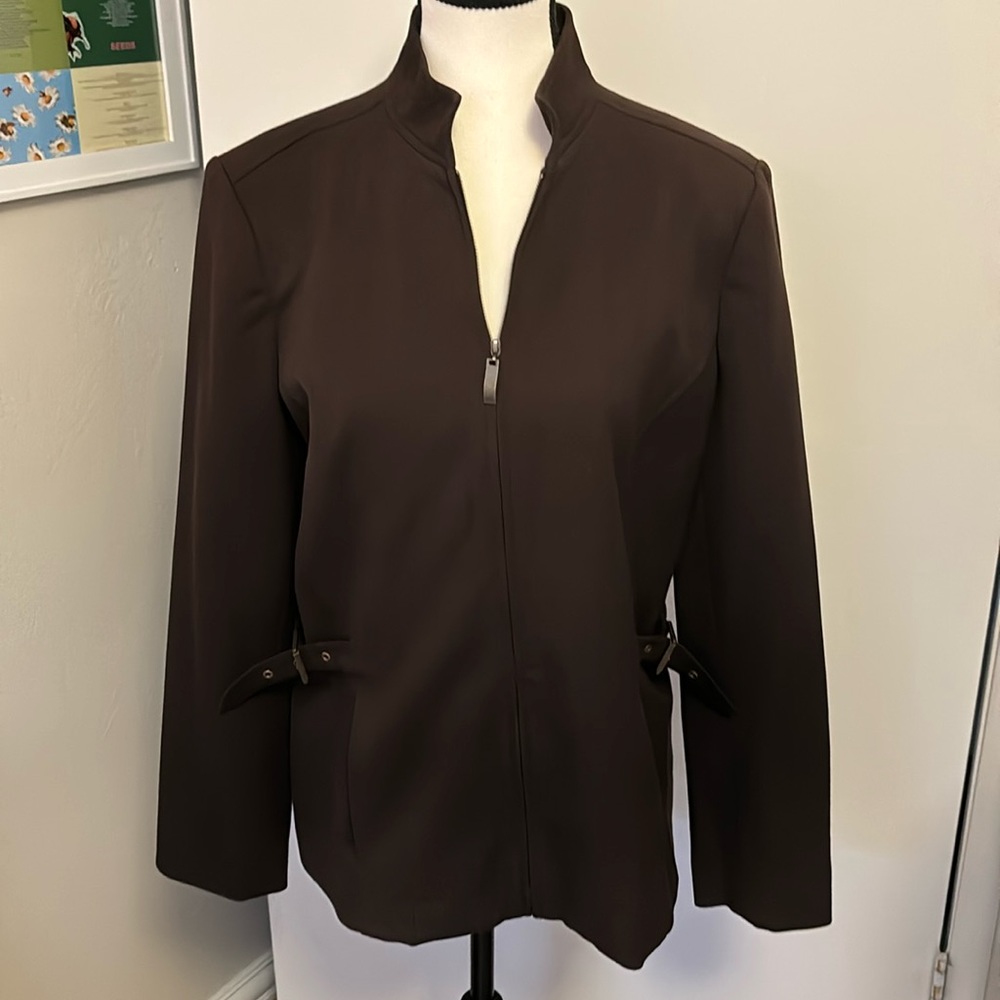 Brown Structured Jacket - image 1
